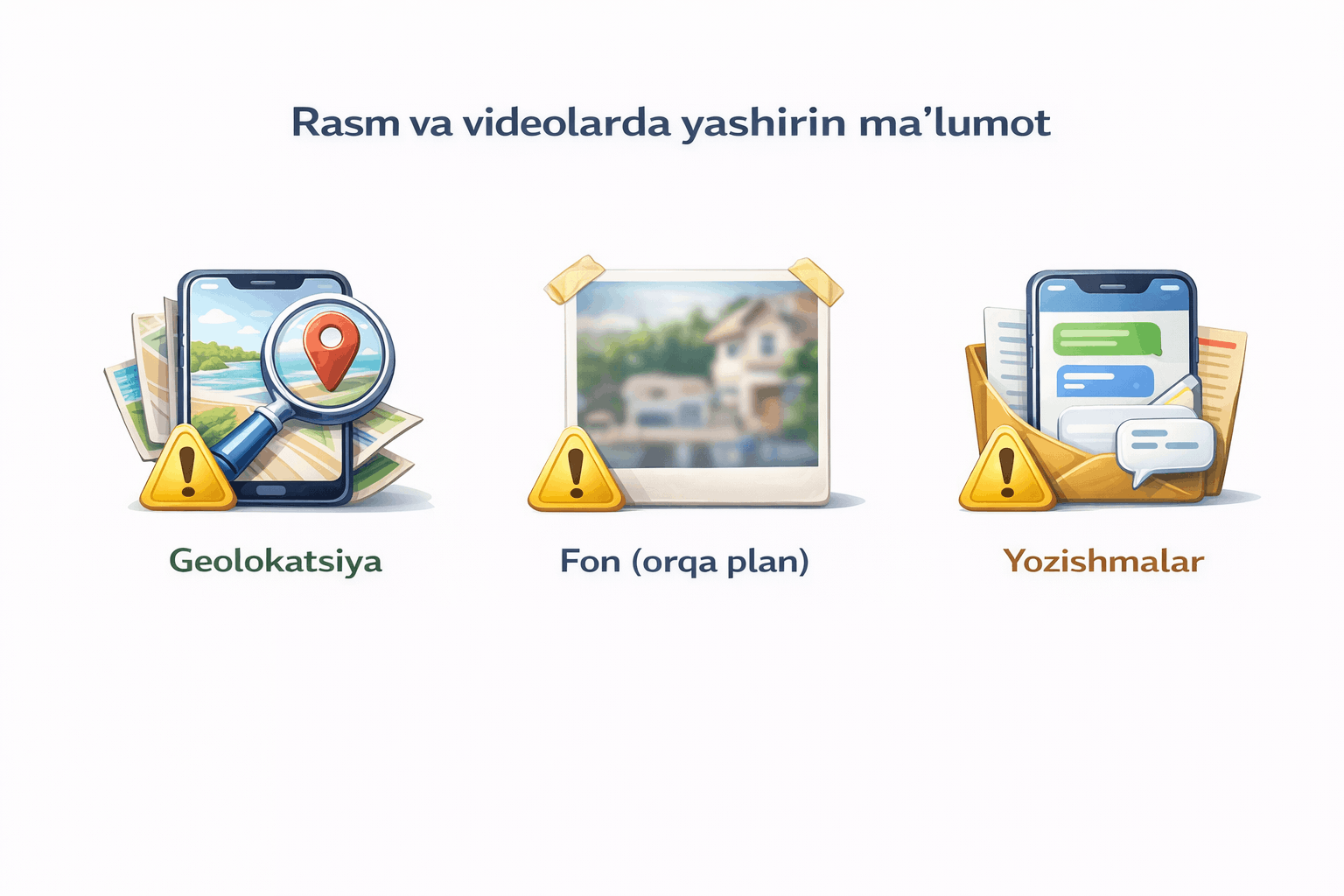 Rasm va videolarda yashirin ma’lumot